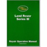 Land Rover Series 3 Workshop Manual door Brooklands Books Ltd