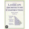 Landscape Architecture Construction door Harlow Landphair