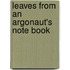 Leaves From An Argonaut's Note Book