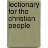 Lectionary for the Christian People door Onbekend
