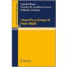 Linear Pro-P-Groups of Finite Width by W. Plesken