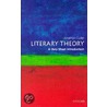 Literary Theory Vsi:ncs (reissue) P door Jonathan D. Culler