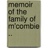 Memoir Of The Family Of M'Combie ..