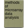 Methods of Microarray Data Analysis by Simon M. Lin