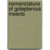 Nomenclature Of Golepterous Insects by Jhon Edwqard Gray
