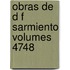 Obras De D F Sarmiento Volumes 4748