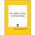 On Intellect, Ideas, And Real Being