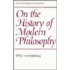 On The History Of Modern Philosophy