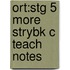 Ort:stg 5 More Strybk C Teach Notes