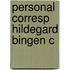 Personal Corresp Hildegard Bingen C