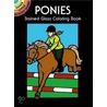 Ponies Stained Glass Colouring Book door John Green
