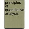 Principles of Quantitative Analysis by Walter Charles Blasdale