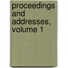 Proceedings and Addresses, Volume 1 by Society Pennsylvania-Ge