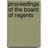 Proceedings of the Board of Regents