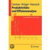 Produktivitts- Und Effizienzanalyse door Krger Jens