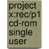 Project X:rec/p1 Cd-rom Single User