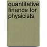 Quantitative Finance For Physicists door Anatoly Schmidt
