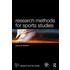 Research Methods For Sports Studies