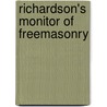 Richardson's Monitor of Freemasonry door Jabez Richardson