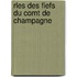 Rles Des Fiefs Du Comt de Champagne