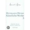 Roßhalde. Knulp. Demian. Siddharta by Herrmann Hesse