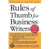 Rules Of Thumb For Business Writers door Jay Silverman