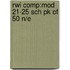 Rwi Comp:mod 21-25 Sch Pk Of 50 N/e