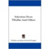 Selections from Tibullus and Others