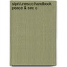 Sipri/unesco:handbook Peace & Sec C door Unesco