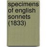 Specimens Of English Sonnets (1833) door Onbekend
