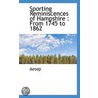 Sporting Reminiscences Of Hampshire door . Aesop