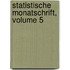 Statistische Monatschrift, Volume 5