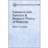 Substance & Einstein's Theory Of Re