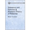 Substance & Einstein's Theory Of Re door Ernst Cassirer