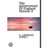 The Government Of England Volume Ii door Onbekend