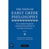 The Texts Of Early Greek Philosophy