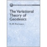 The Variational Theory Of Geodesics door M.M. Postnikov