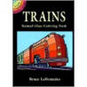 Trains Stained Glass Colouring Book door LaFontaine