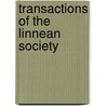 Transactions Of The Linnean Society by Jerry White