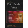 Trends In Thin Solid Films Research door Onbekend