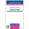 Unterlassungsansprüche im Internet door Alexander Hartmann