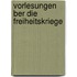 Vorlesungen Ber Die Freiheitskriege