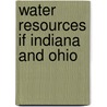 Water Resources If Indiana and Ohio door Frank Leverett