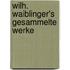 Wilh. Waiblinger's Gesammelte Werke