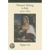 Women's Writing in Italy, 1400-1650 by Virginia Cox