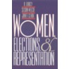 Women, Elections And Representation by Susan Welch