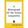 A Monograph Of The Genus Lesquerella door Edwin Blake Payson