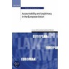 Accountability & Legit Eu Osel:ncs P door A. (ed.) Arnull