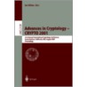 Advances in Cryptology - Crypto 2001 door J. Kilian