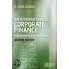 An Introduction To Corporate Finance door Ross Geddes